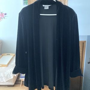 Dressbarn Crushed Velvet Jacket